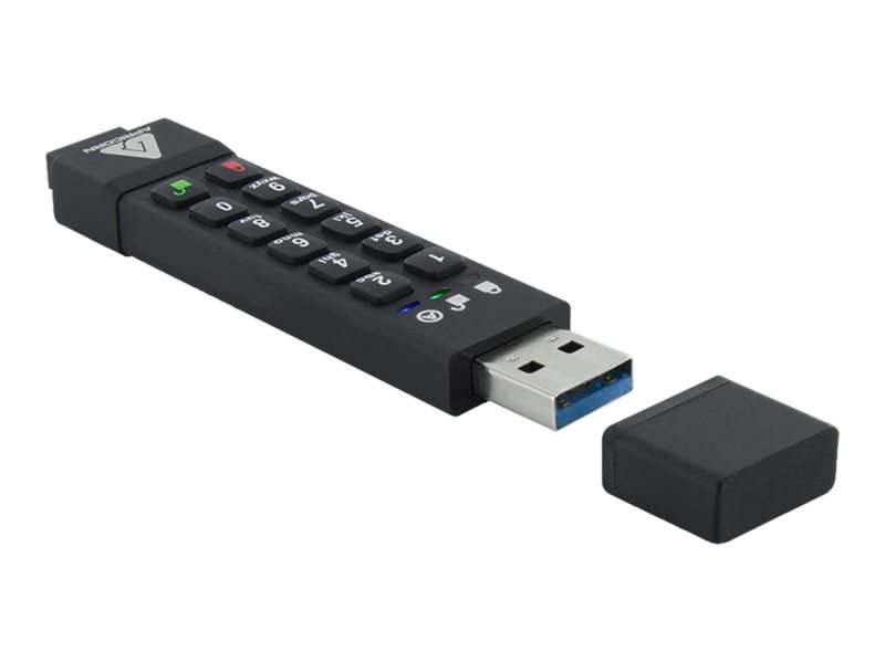 Apricorn Aegis Secure Key 3z 128 GB USB-Flash-Laufwerk Schwarz