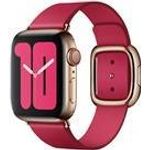 Apple modernes Lederarmband für Watch 40mm (himbeere) M (MXPA2ZM/A)