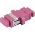 shiverpeaks ®-BASIC-S--LWL-Verbinder, SC-SC, Simplex, violett (BS07-60053)