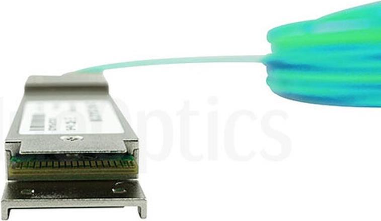 BlueOptics Q28-AOC-5M-EE-BO Glasfaserkabel QSFP28 OM3 Aqua-Farbe (Q28-AOC-5M-EE-BO)