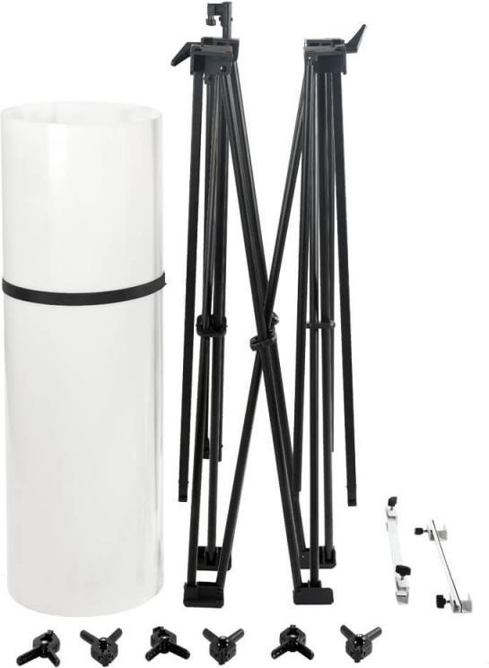 Godox FPT100200 Fotohintergrund Aufnahmetisch 1000 x 2000 mm Weiß
