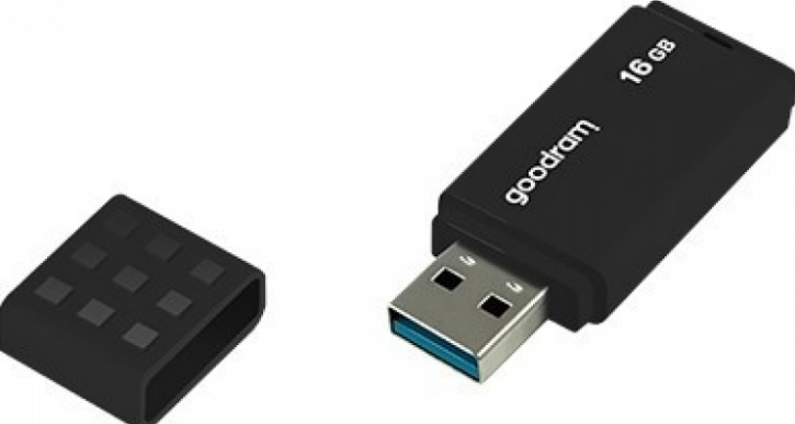 Goodram UME3-0160K0R11 USB-Stick 16 GB USB Typ-A 3.2 Gen 1 (3.1 Gen 1) Schwarz (UME3-0160K0R11)