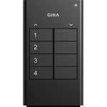 GIRA 535410. Typ: Handgeführt, Schnittstelle: RF Wireless, Übertragungstechnik: Kabellos. Batterietechnologie: Lithium, Akku-/Batterietyp: CR 2450N, Arbeitsspannung: 3 V. Breite: 53 mm, Tiefe: 15,5 mm, Höhe: 93 mm (535410)