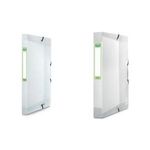 ELBA Sammelbox "2nd Life", 40 mm, DIN A4, PP, farblos Cover aus 100% recyceltem PP, für bis zu 300 Blatt A4, mit - 1 Stück (400071322)