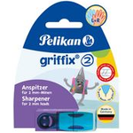 Pelikan griffix Spitzdose, blau für Bleistifte mit Minenstärke 2,0 mm, mit Auffangbehälter, - 1 Stück (701129)