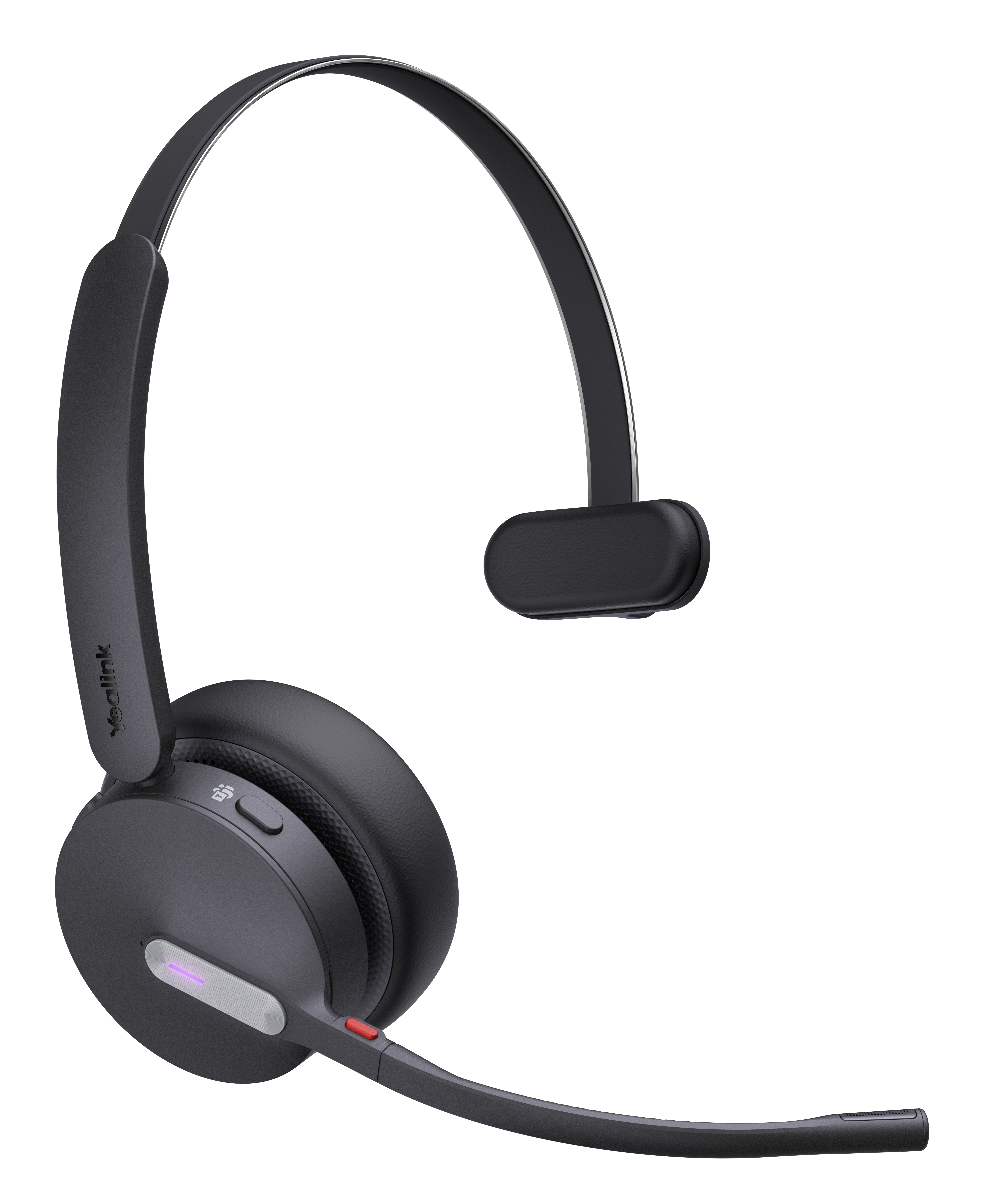Yealink WH64 Workstation Mono Headset DECT Bluetooth Schwarz