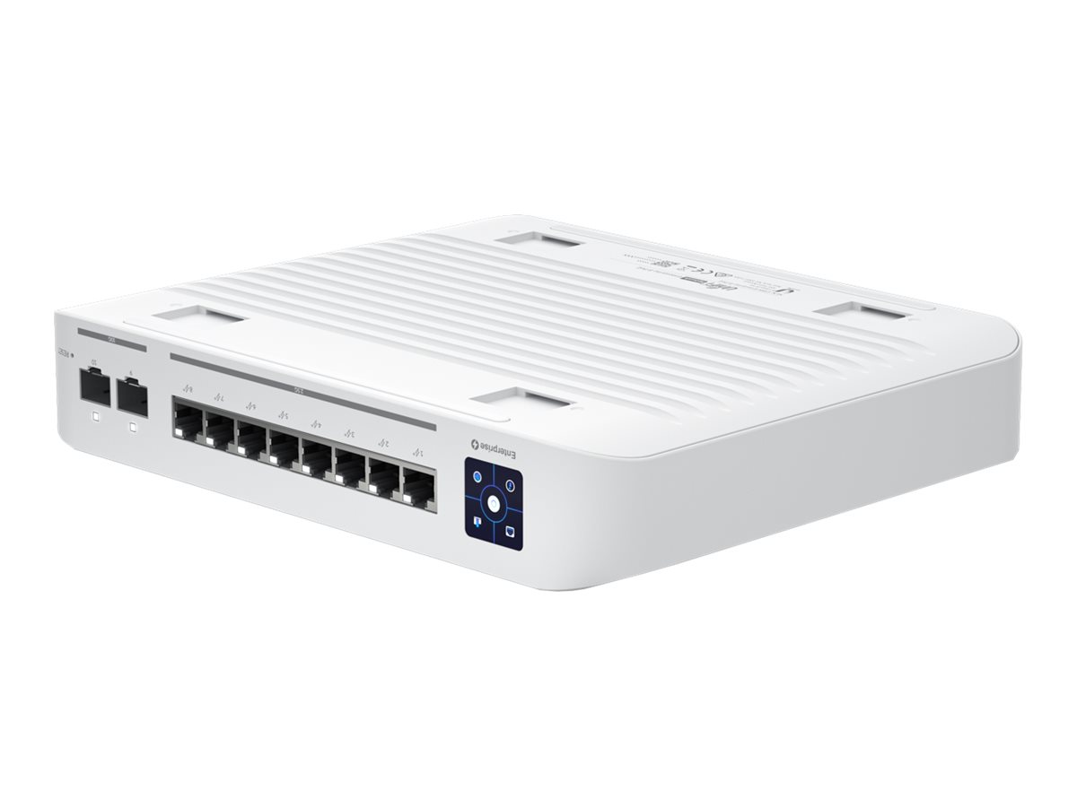 Ubiquiti UniFi Enterprise USW-ENTERPRISE-8-POE Managed L3 Switch 8-Port 2.5G PoE+ Edelstahl