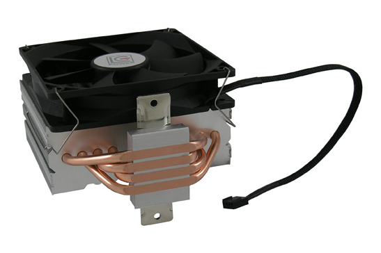 LC Power Cosmo Cool Prozessor-Luftkühler 120 mm Aluminium Schwarz/Silber