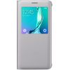 Samsung S View EF-CG928 - Flip-Hülle für Mobiltelefon - Silber - für Galaxy S6 edge+