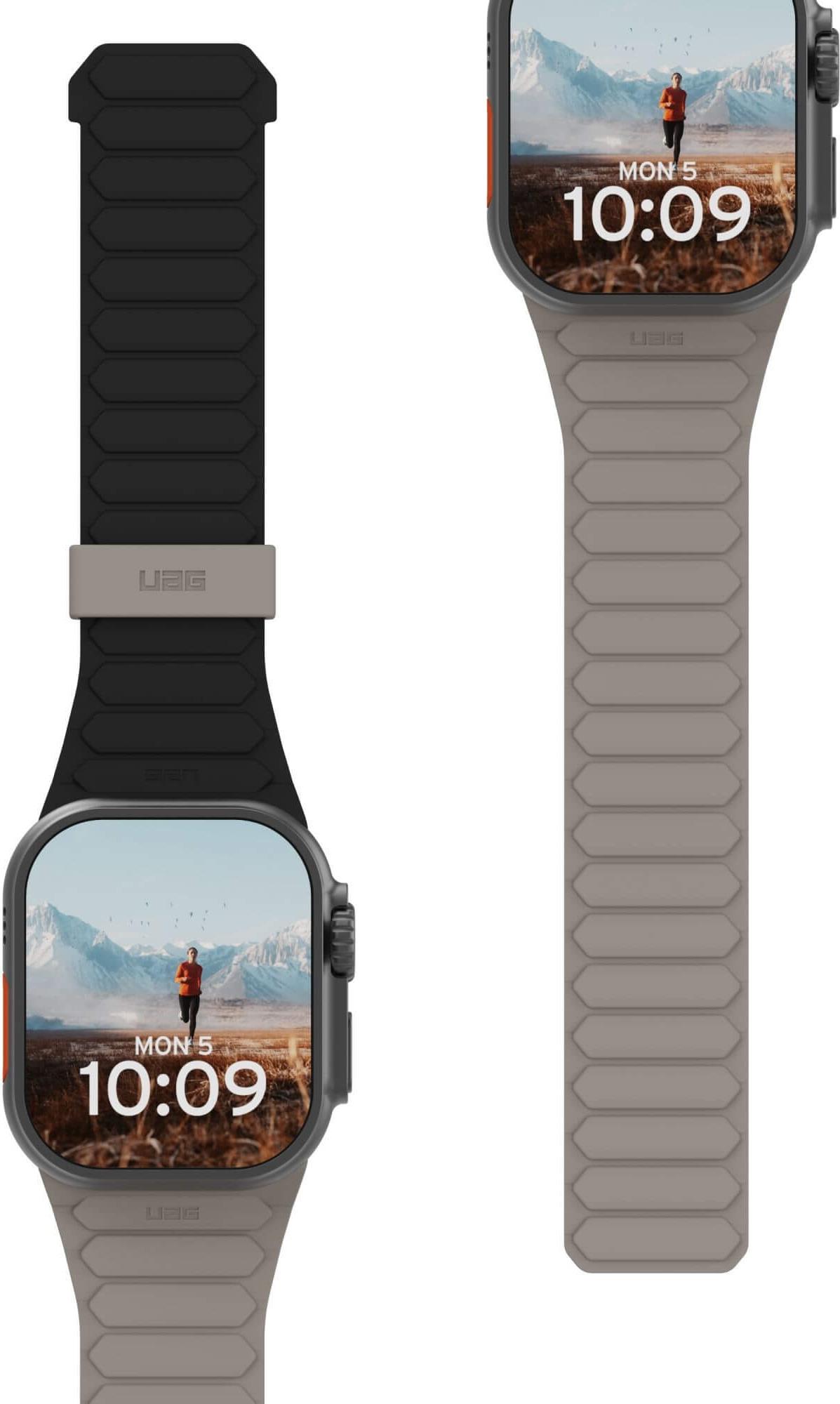 UAG Urban Armor Gear Pathfinder Strap | Apple Watch Ultra/42/44/45mm | schwarz/titanium | 194161114036 (194161114036)