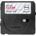 Brother BTAG-132 Rot auf durchsichtig (BTAG132)
