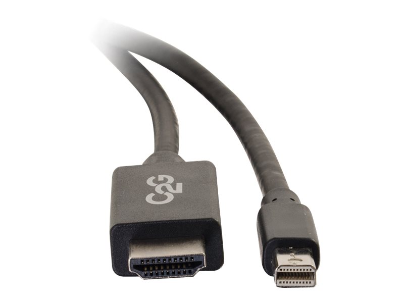 C2G Mini DisplayPort auf HDMI Adapterkabel 1,83 m Schwarz