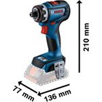 Bosch Akku-Bohrschrauber GSR 18V-90 FC+ GFA 18-M GFA 18-H (06019K6204)