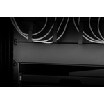 Renkforce RF-3429136 48,30cm (19")  Netzwerkschrank-Blindabdeckung 2 HE Schwarz (RF-3429136)