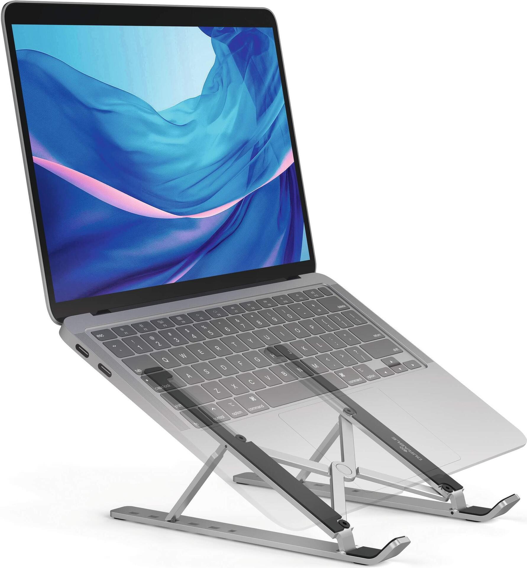 DURABLE Laptopständer Stand Fold 15" Aluminium faltbar Silber