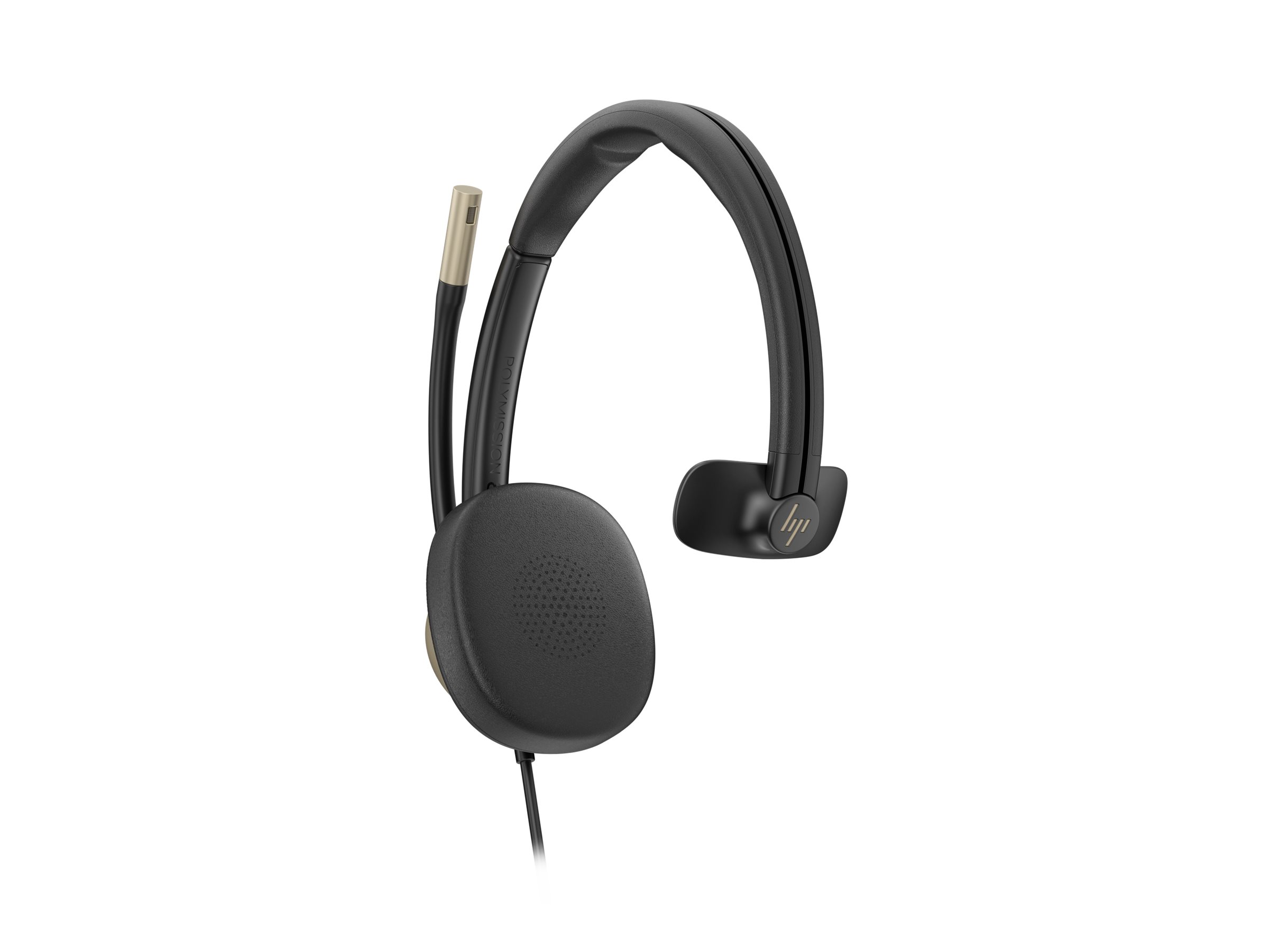 HP Poly Mission 815 On-Ear USB Headset Schwarz
