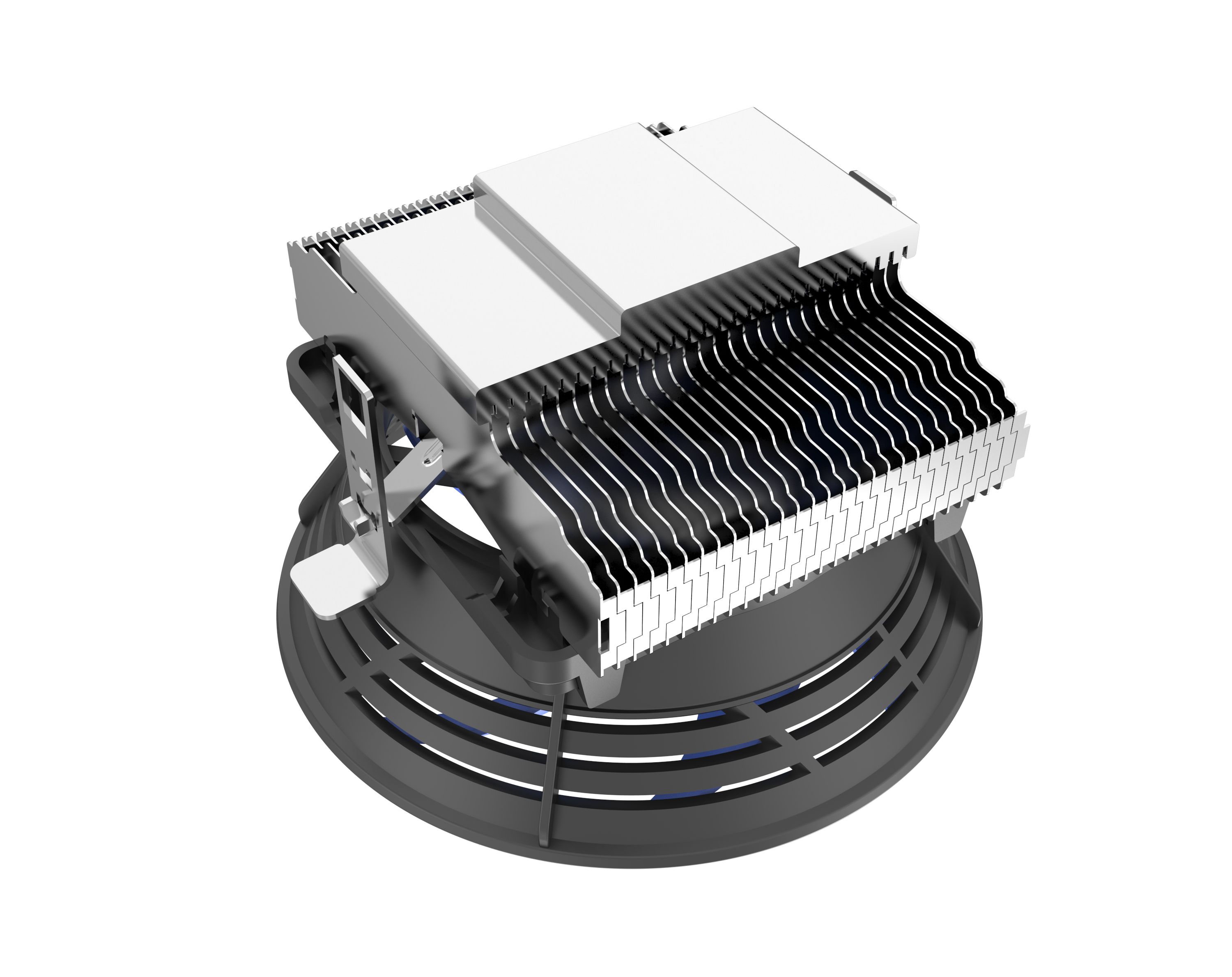 PCCOOLER Q100M V2 CPU-Kühler 10 cm 75W TDP Blau