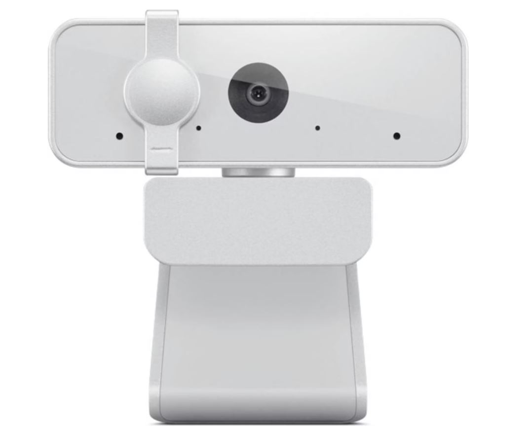 Lenovo 310 FHD Webcam – Full HD 1080p, 2 Mikrofone, Privacy Shutter, Weiß