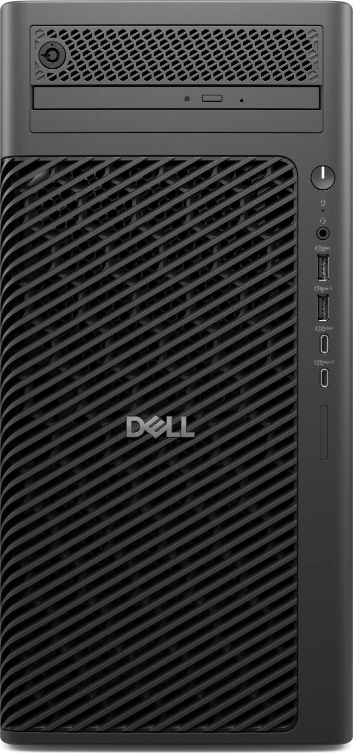 DELL Pro Max Tower T2 FCT2250 Intel Core Ultra 9 285K 64GB 1TB SSD NVIDIA RTX 2000 Ada vPro Kb Mouse 1500W W11P (3T1DF)