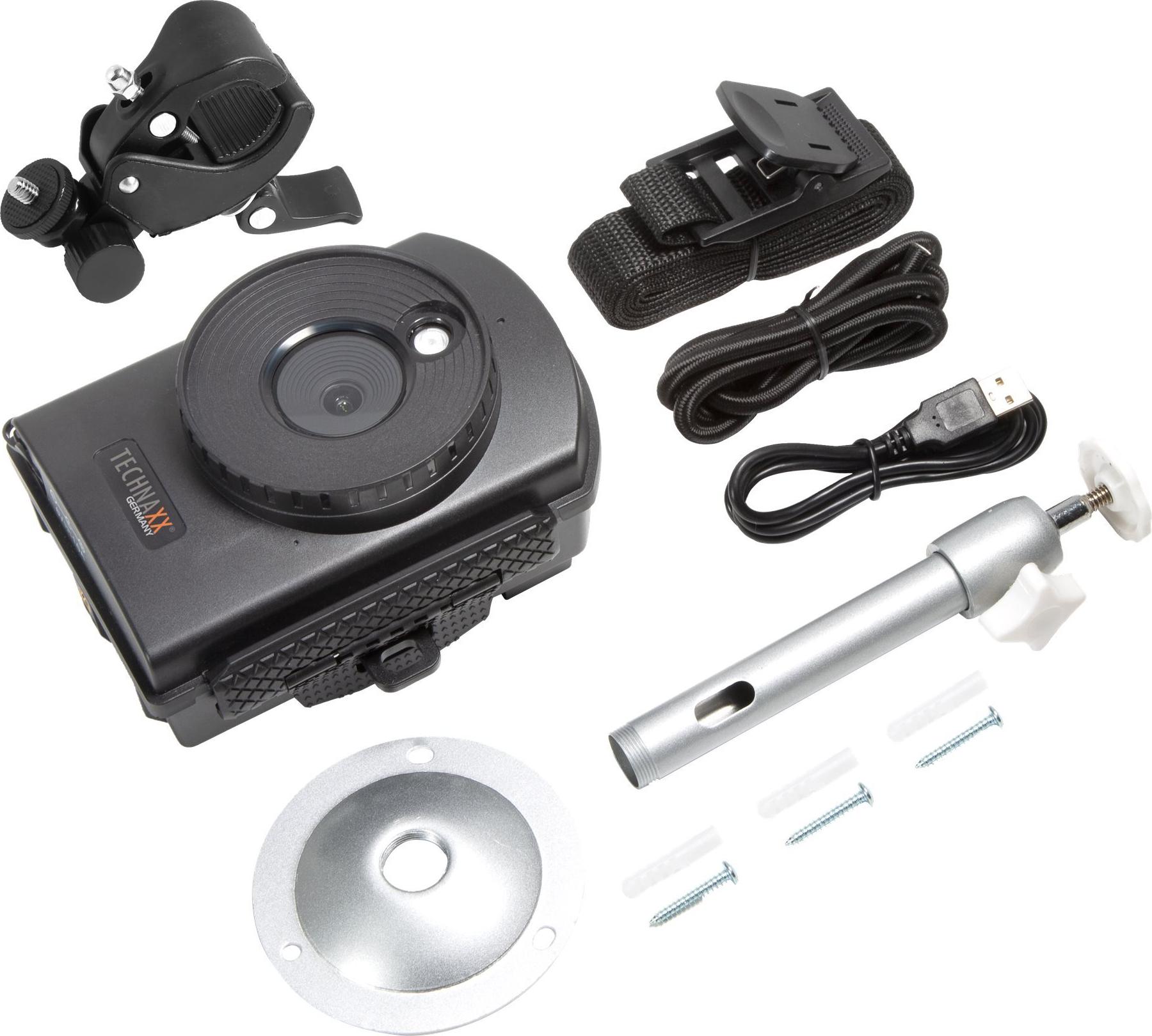 Technaxx TX-164 Kompaktkamera 1/2.7" 2 MP Full HD AVI Schwarz