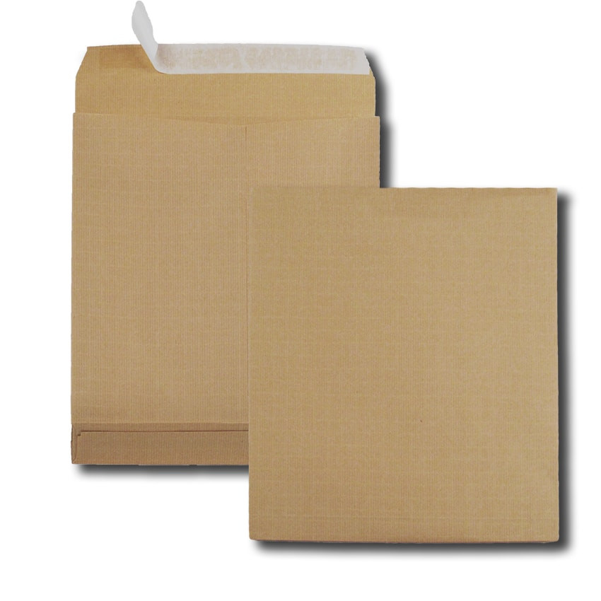 GPV Faltenversandtasche 26, 280 x 375 mm, Selbstklebend, 50 Stück, Braun