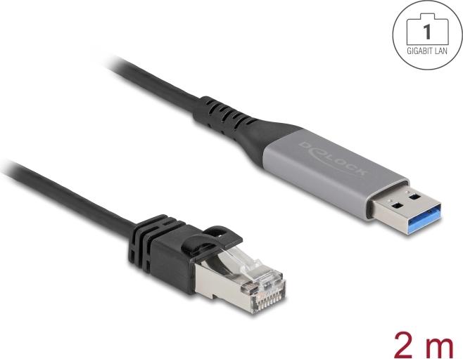 Delock USB LAN Kabel Typ-A> RJ45 Gigabit Ethernet (60756)