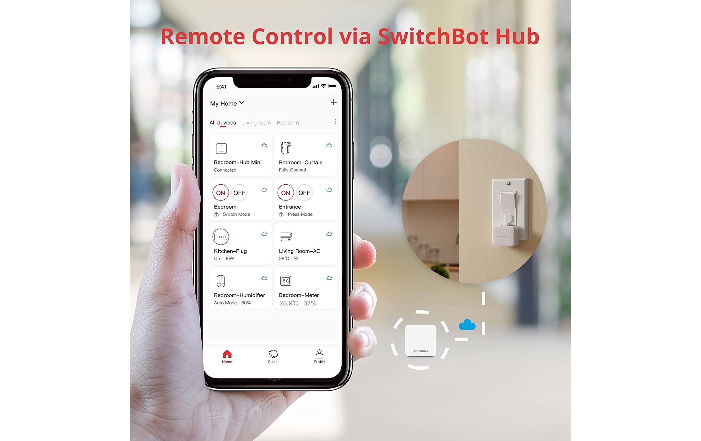 SwitchBot Smart Bot Robotic Button Pusher Weiß