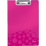 Leitz WOW Clipfolder with cover A4 Metall - Hartschaumstoff Pink Klemmbrett (4199-00-23)