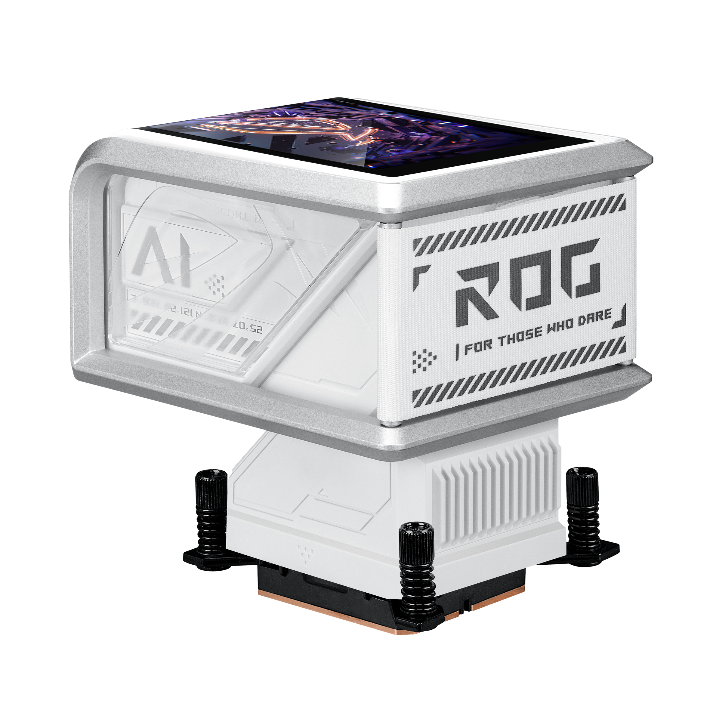 ASUS ROG RYUO IV 360 ARGB 6,67" AMOLED All-in-One CPU-Flüssigkeitskühler Weiß