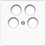 Jung LS 990-4 SAT2 WW Weiß (LS990-4SAT2WW)