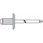 Gesipa Blindniet Al/St 5x12mm Grosskopf K14 KS 6,0-8,0mm (Pack mit 250 St) (1433524)
