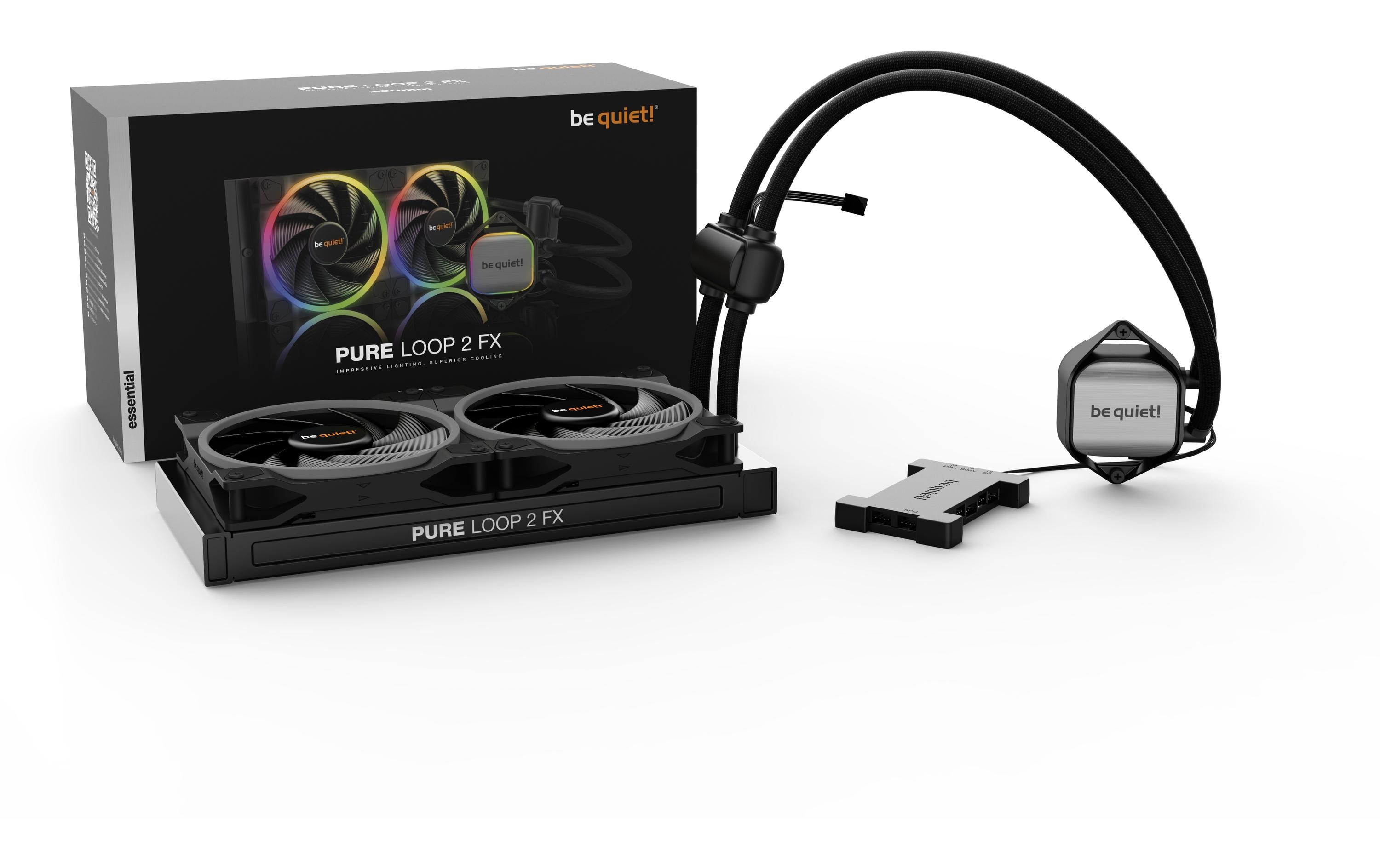 be quiet! Pure Loop 2 FX 280mm Prozessor-Flüssigkeitskühlsystem Komplett Schwarz