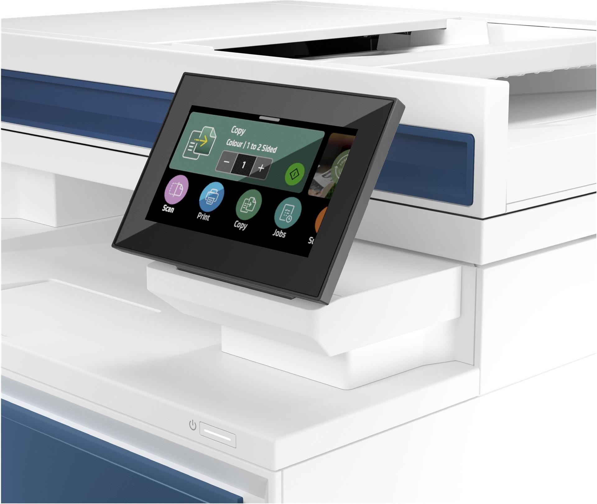 HP Color LaserJet Pro MFP 4302fdn Multifunktionsdrucker Laser 600 x 600 dpi 33 Seiten/Min. Blau, Weiß
