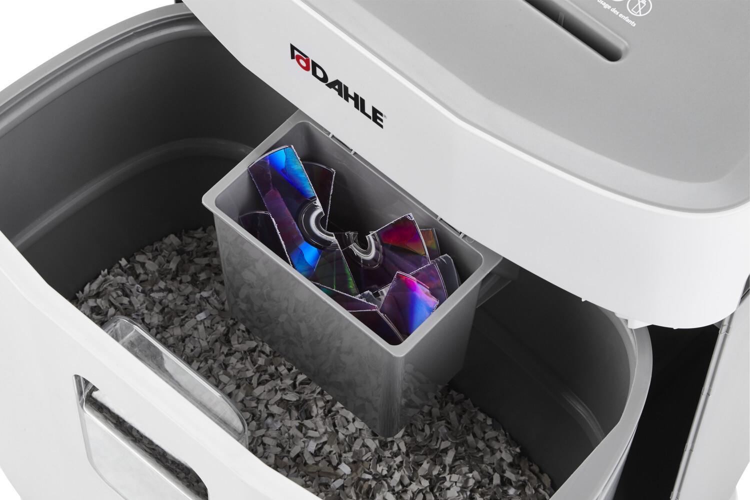Dahle PaperSAFE 260 Aktenvernichter Kreuzschnitt 4x12 mm P-4 Grau, Weiß