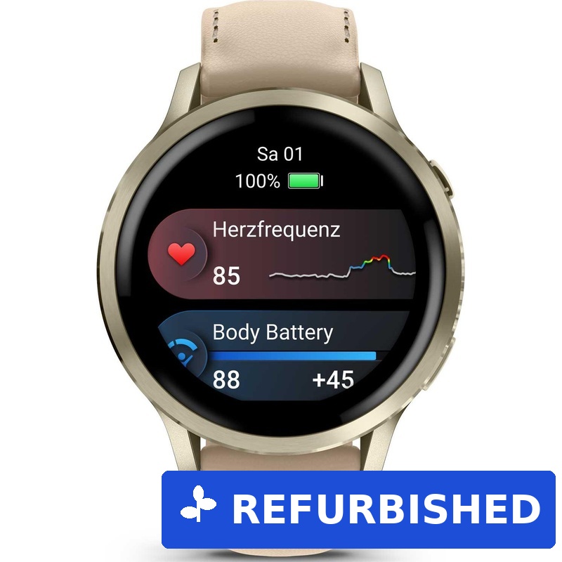 Garmin Venu 4 41 mm Lunar Gold Smartwatch AMOLED GPS WLAN Herzfrequenz (B-Ware)