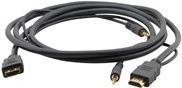 KRAMER ELECTRONICS C-MHMA/MHMA-25 - High-Speed HDMI Flexible Cable with Ethernet & 3.5mm Stereo Audio (97-0141025)