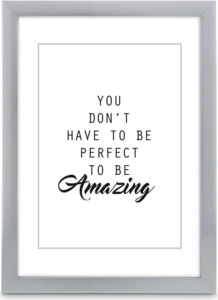 Hama Kunststoffrahmen Chiaro, Silber, 10 x 15 cm (00193256)