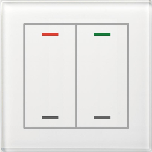 MDT BE-GTL20W.01 Glastaster II Light 2-fach RGBW (BE-GTL20W.01)