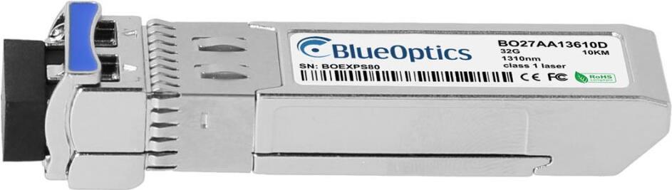 Kompatibler Packetlight SFP-32G-LW-PC BlueOptics© BO27AA13610D SFP28 Transceiver, LC-Duplex, 32GBASE-LW, Singlemode Fiber, 1310nm, 10KM, DDM, 0°C/+70°C (SFP-32G-LW-PC-BO)