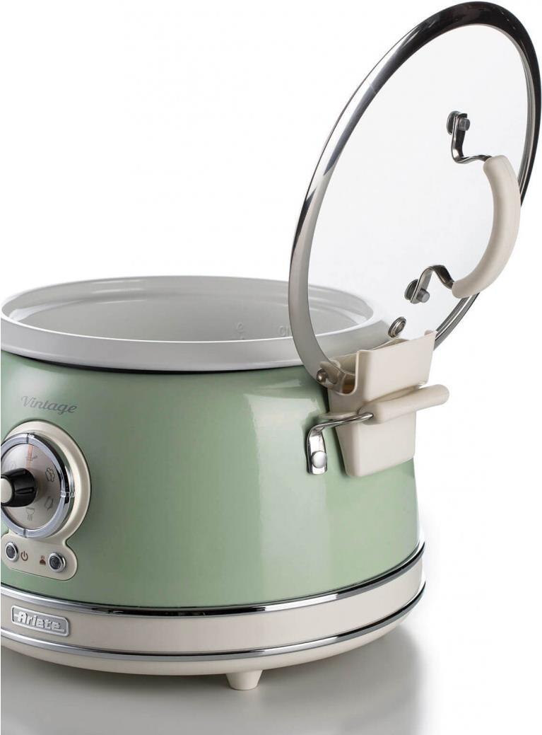 Ariete Vintage 2904 Reiskocher 3,5 l 700 W Beige - Chrom - Grün