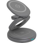 ICY BOX Ladestation induktiv/faltbar f. Smartphone/-watch/Inear-Kopfhörer (IB-SH101-CH)