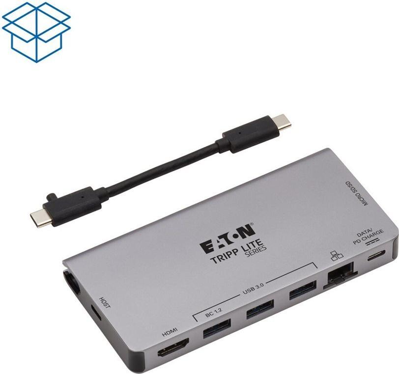 Tripp Lite Eaton Tripp Lite Series U442-DOCK5D-GY USB-C Dockingstation Grau