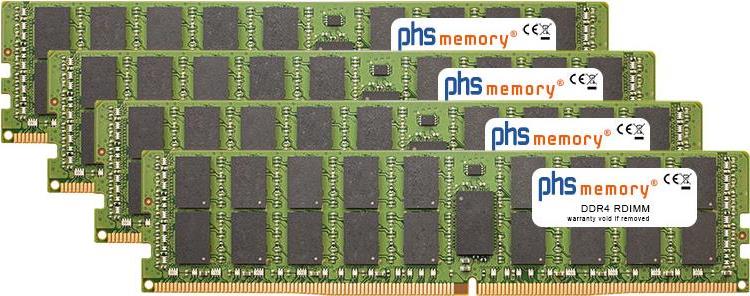 PHS-MEMORY 256GB (4x64GB) Kit RAM Speicher für Apple iMacPro1,1 DDR4 RDIMM 2666MHz PC4-2666V-R (SP29