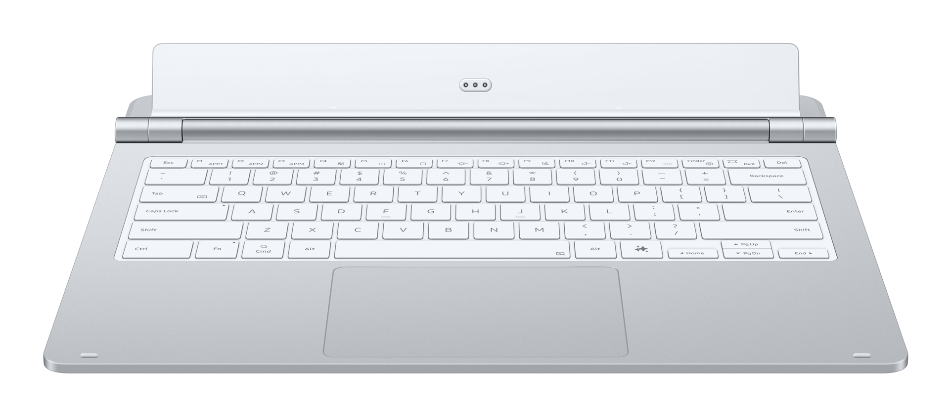 Samsung EF-DX935 QWERTZ Tastatur für Galaxy Tab S11 Ultra Silber