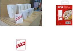 agipa Etiquettes d'affichage prix "Soldé", 50 x 125 mm (064010)
