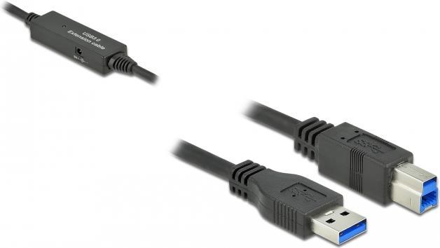 Delock Aktives USB 3.2 Gen 1 Kabel USB Typ-A zu USB Typ-B 5 m (85379)