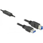 Delock Aktives USB 3.2 Gen 1 Kabel USB Typ-A zu USB Typ-B 5 m (85379)