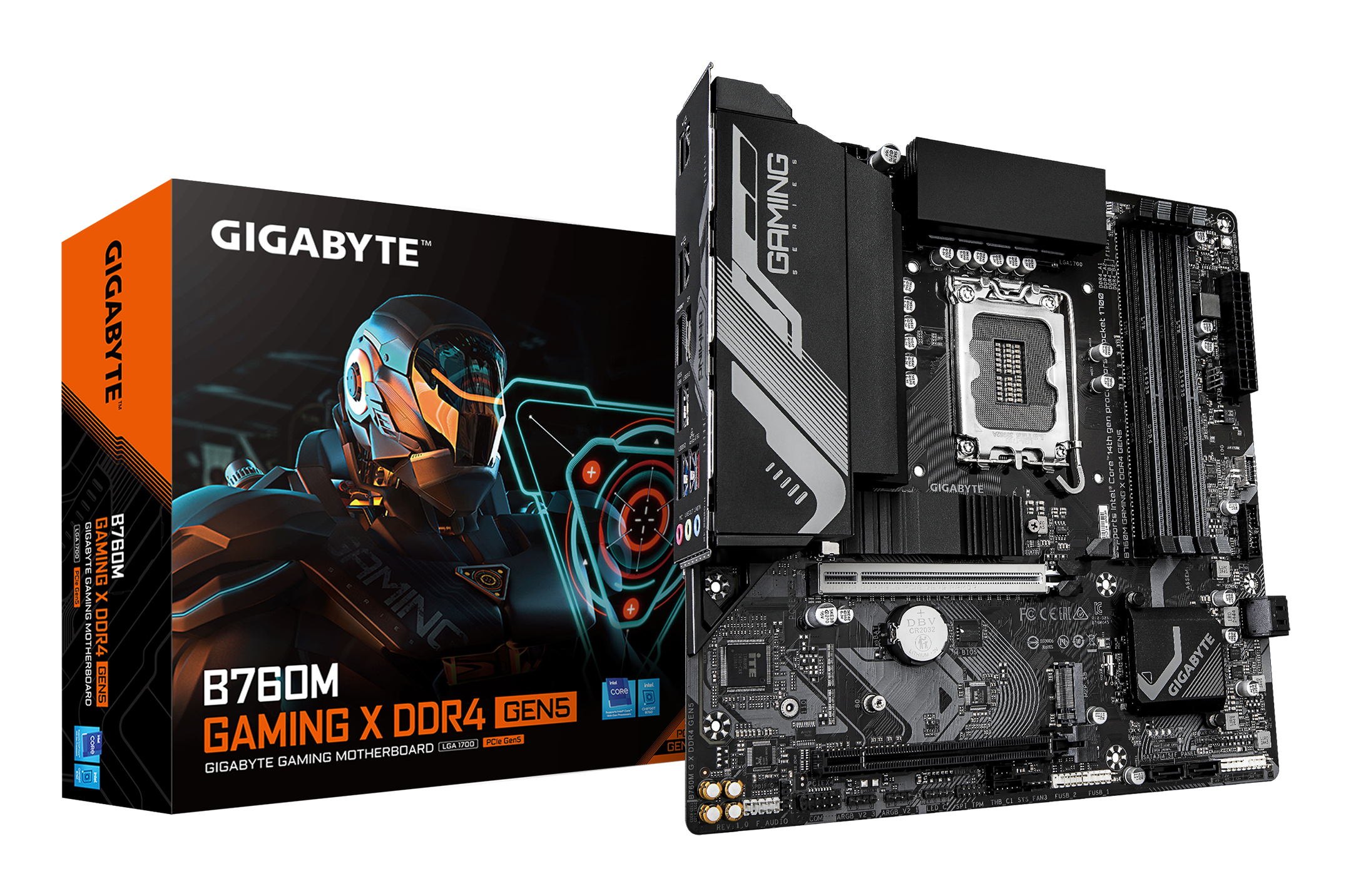 Gigabyte B760M GAMING X DDR4 GEN5 Intel B760 LGA 1700 micro ATX Dark brown