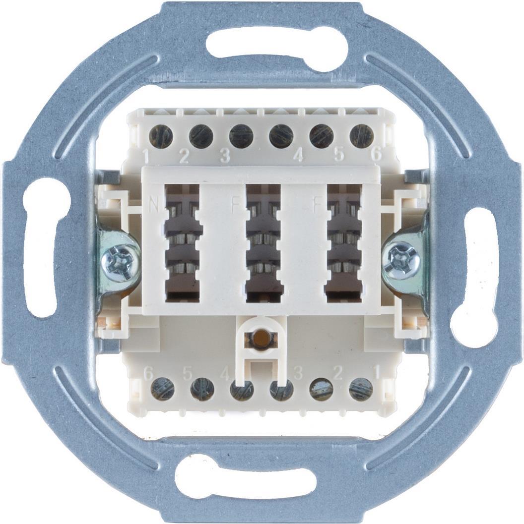 S/CONN maximum connectivity Telefon-Anschlußdose TAE NFN, ohne Abdeckung, Unterputz (74041-1)
