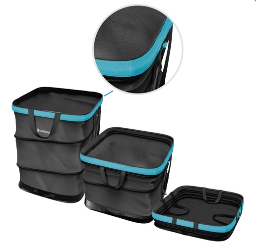 Gardena Gartenabfallsack PopUp Rechteckig 220 L Schwarz, Grün
